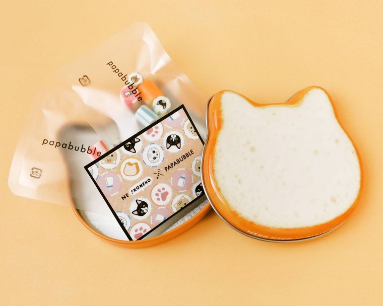 9. ねこねこコラボねこねこ食パンキャンディ缶