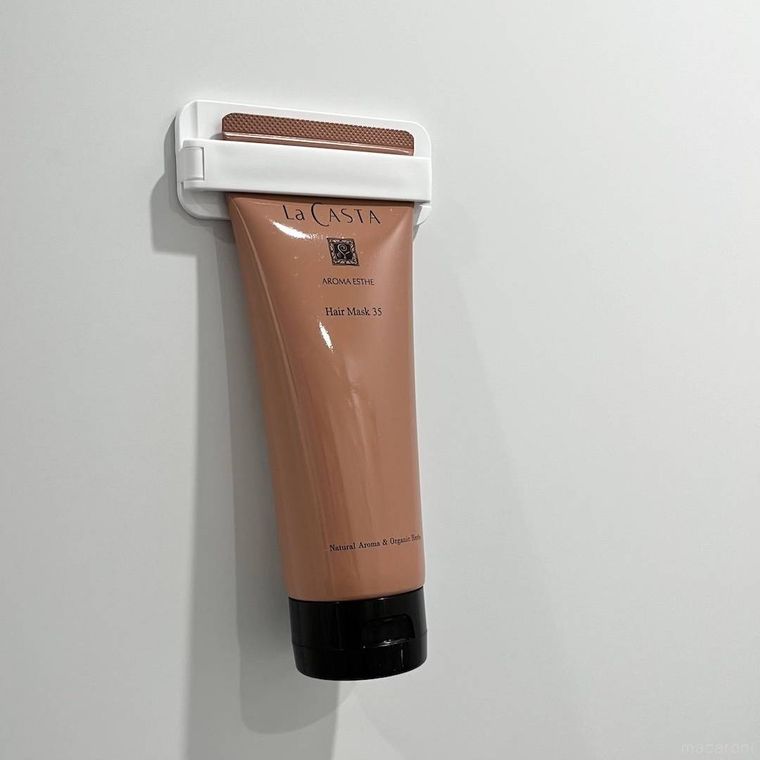 ヘアトリートを取り付けたダイソーのチューブ絞り