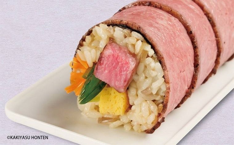 黒毛和牛ステーキとローストビーフの贅沢恵方巻トリュフ風味