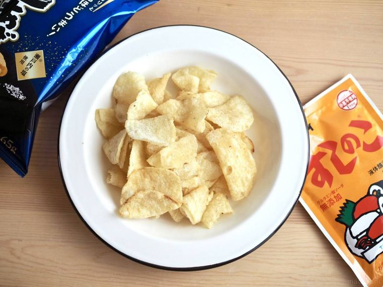 堅あげポテトとすしのこ