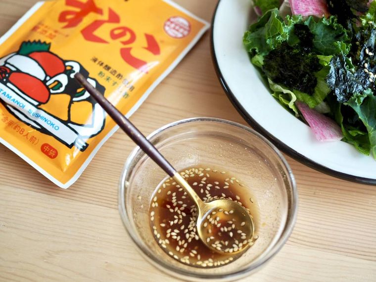 すしのこで作るチョレギドレッシング