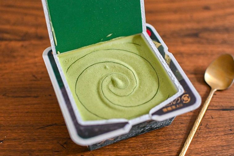 アイスの中身のアップ