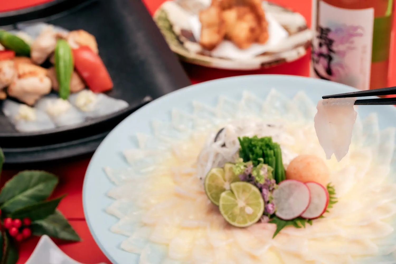 界 長門の厄除け開運ふく滞在のふぐ料理