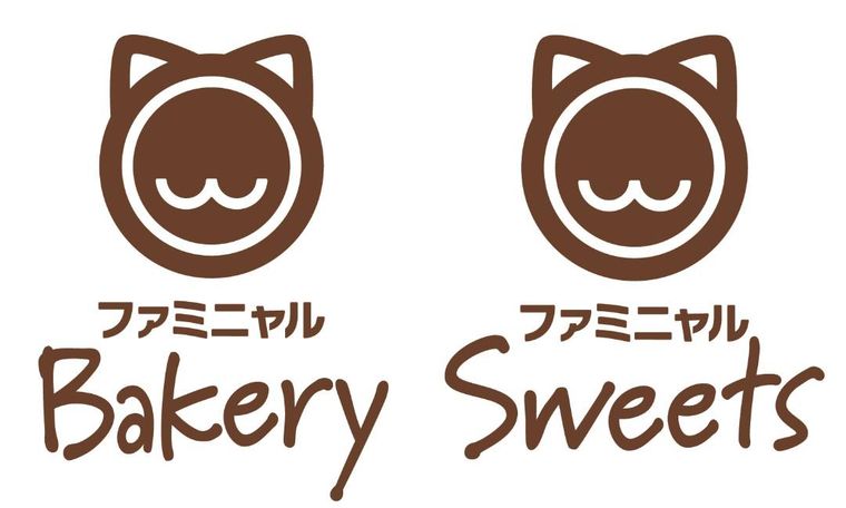 茶色い猫型のマーク