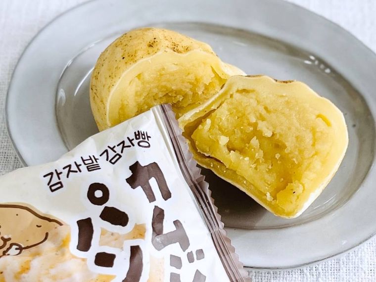 カルディのカムジャパンを半分に割った様子