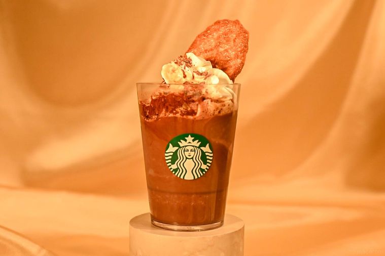 ドリンクを正面から