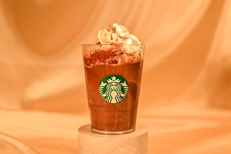 ドリンクを正面から