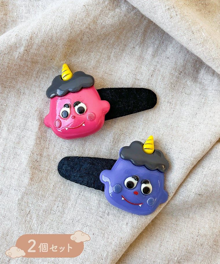 スリーコインズの鬼パッチンピン2個セット