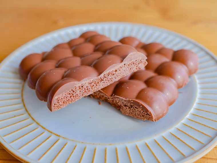 ドイツ発チョコレートミルカ バブリーの断面