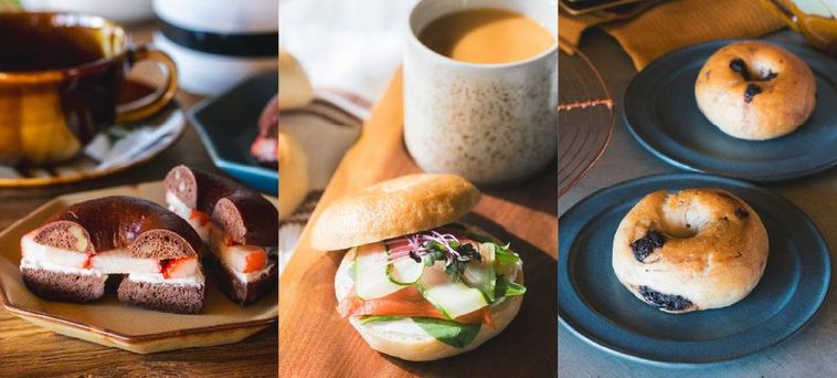 3. 米粉のもっちりベーグル チョコチップ2