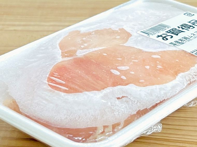 冷凍した鶏むね肉