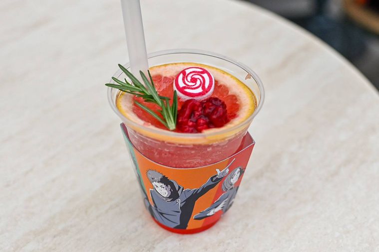 レモネードソーダのアップ