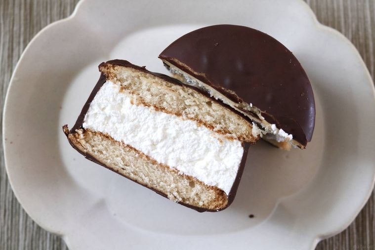 クリームたっぷりのチョコパイ