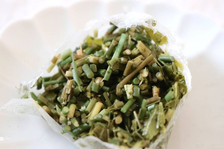 ティーバッグの中身