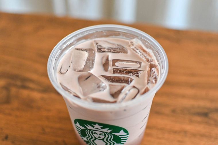 ドリンクを上から