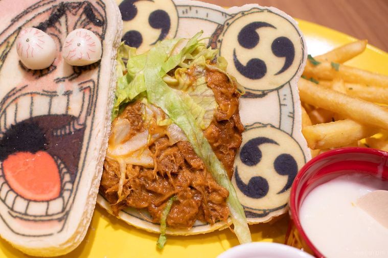 雷が効かないの ゴムだから 神・エネル びっくりサンドイッチの中身のタコミート