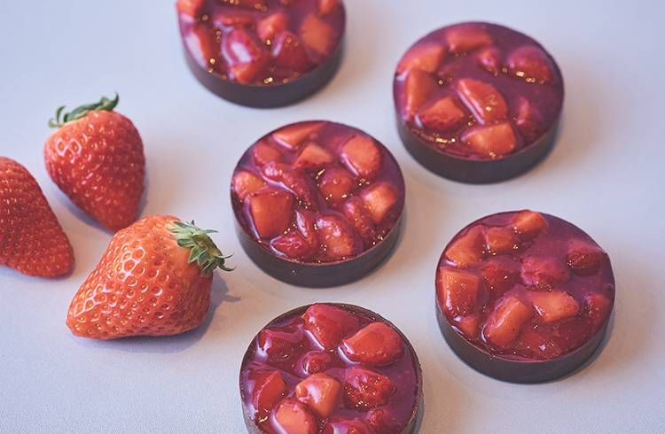 ストロベリーにメロメロ Strawberry Addictのチョコレート・ベリータルト