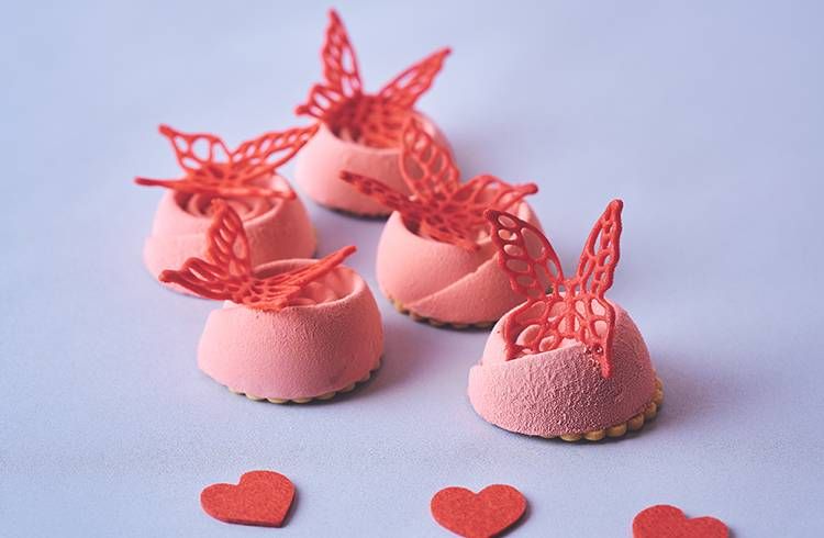 ストロベリーにメロメロ Strawberry Addictのバタフライストロベリームース