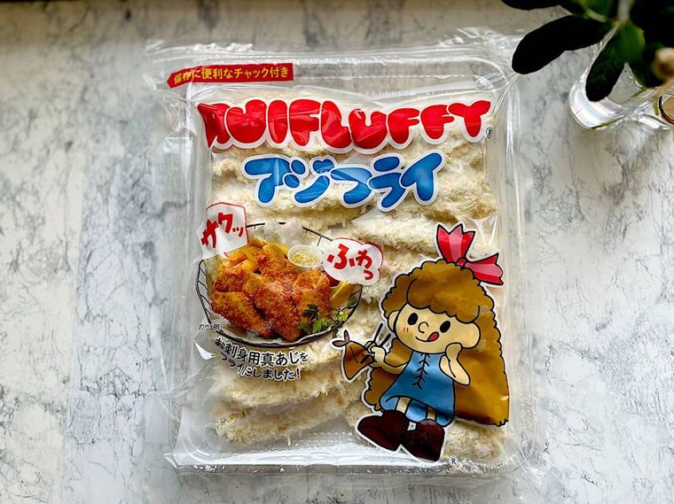 コストコアジフライのパッケージ