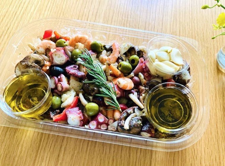 コストコのシーフードアヒージョ