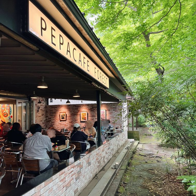 ペパカフェ フォレストの外観
