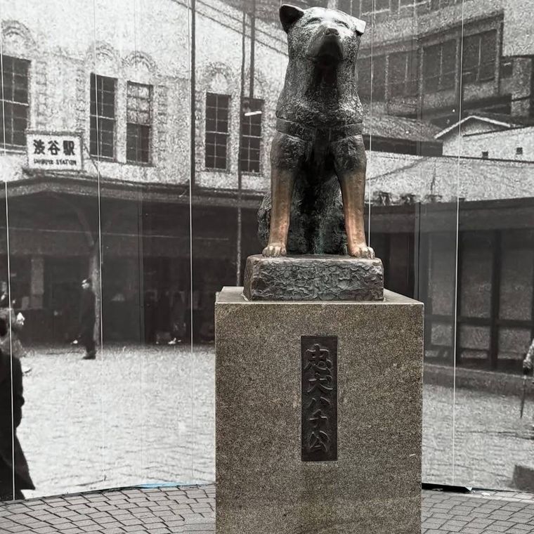 渋谷駅前の忠犬ハチ公