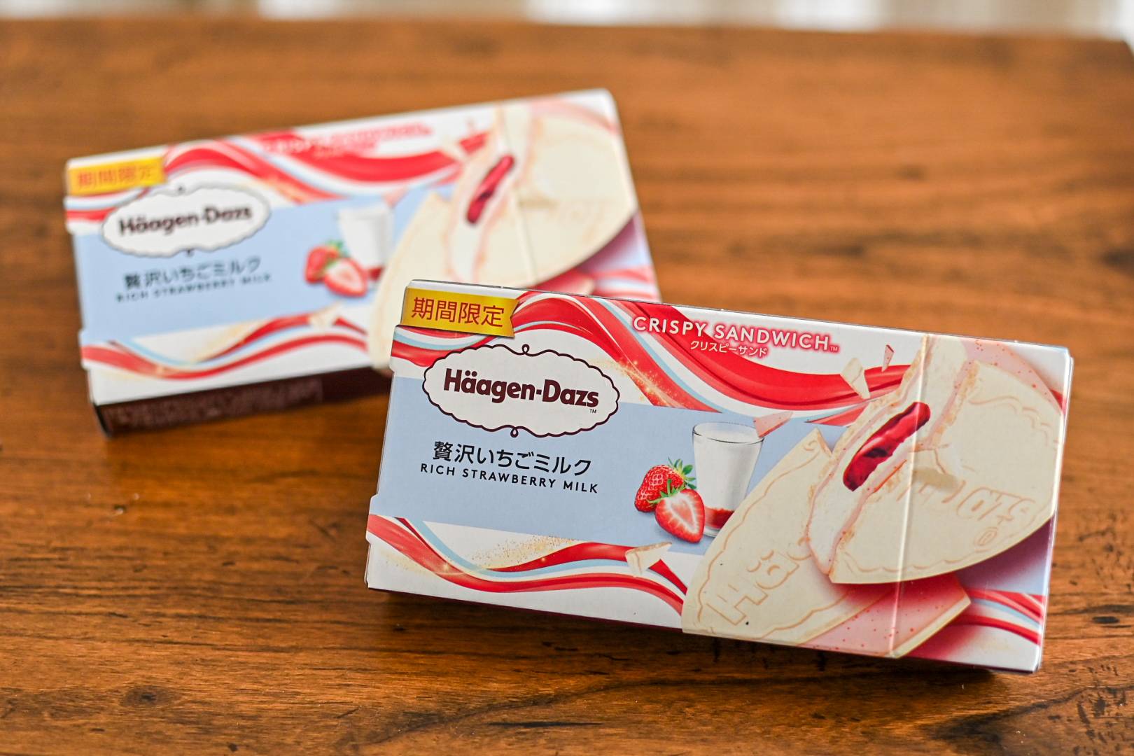 新作は「贅沢いちごミルク」。ハーゲンダッツのクリスピーサンドに心を