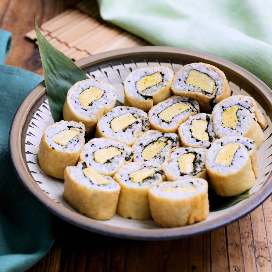 お弁当にも だし巻きロールいなり