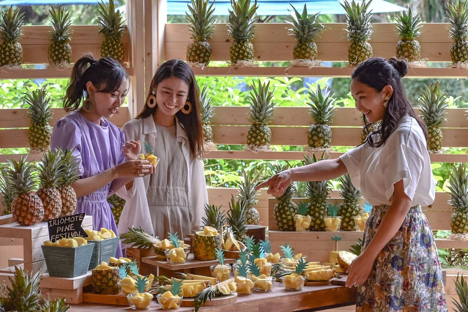 1. 市場に出回らない完熟ピーチパインを味わう2