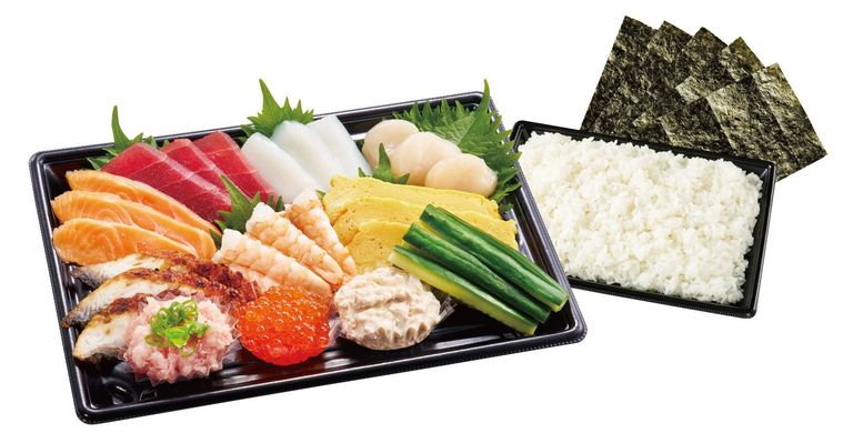 スシロー手巻セットのり付