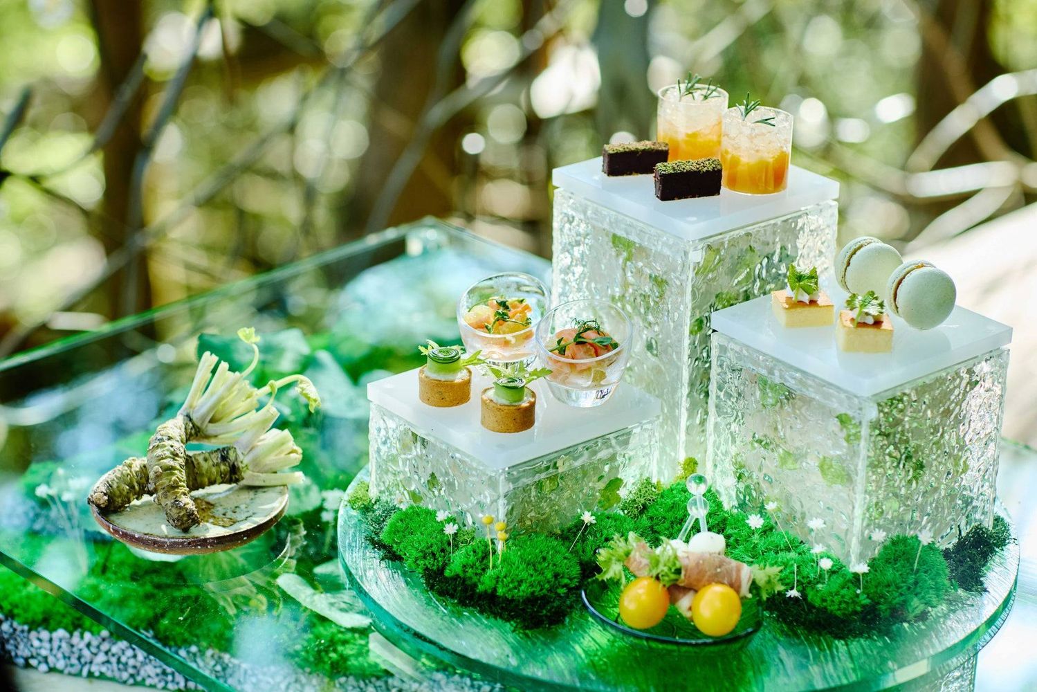 1. わさびのおいしさを新発見するアフタヌーンティー