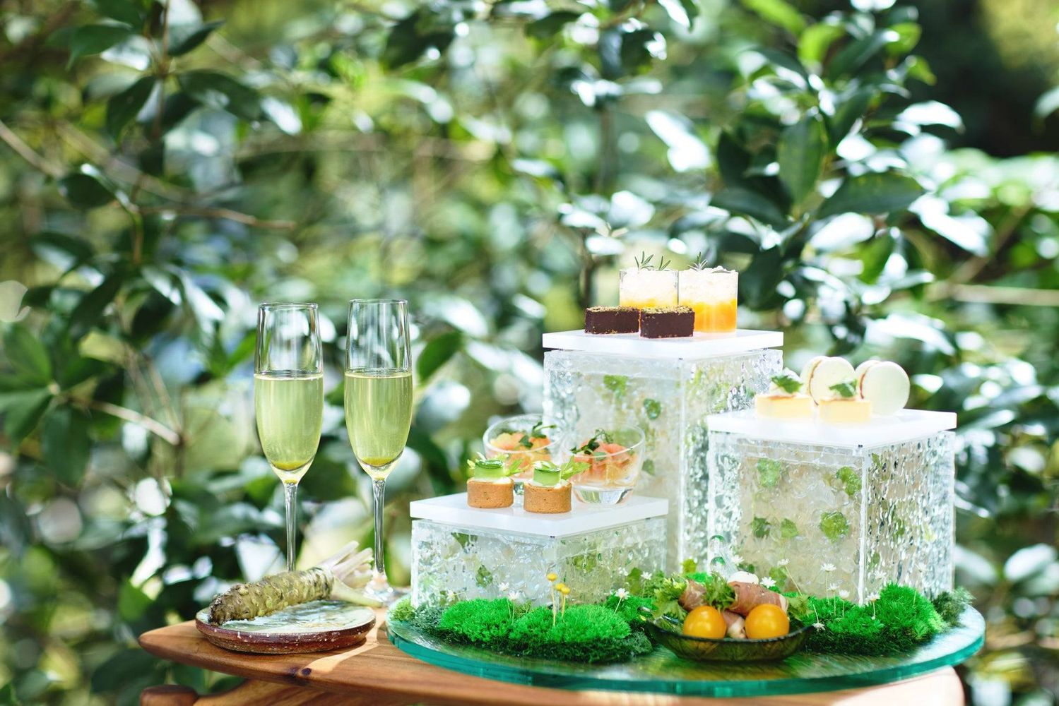 水わさび香る新緑のアフタヌーンティーとは