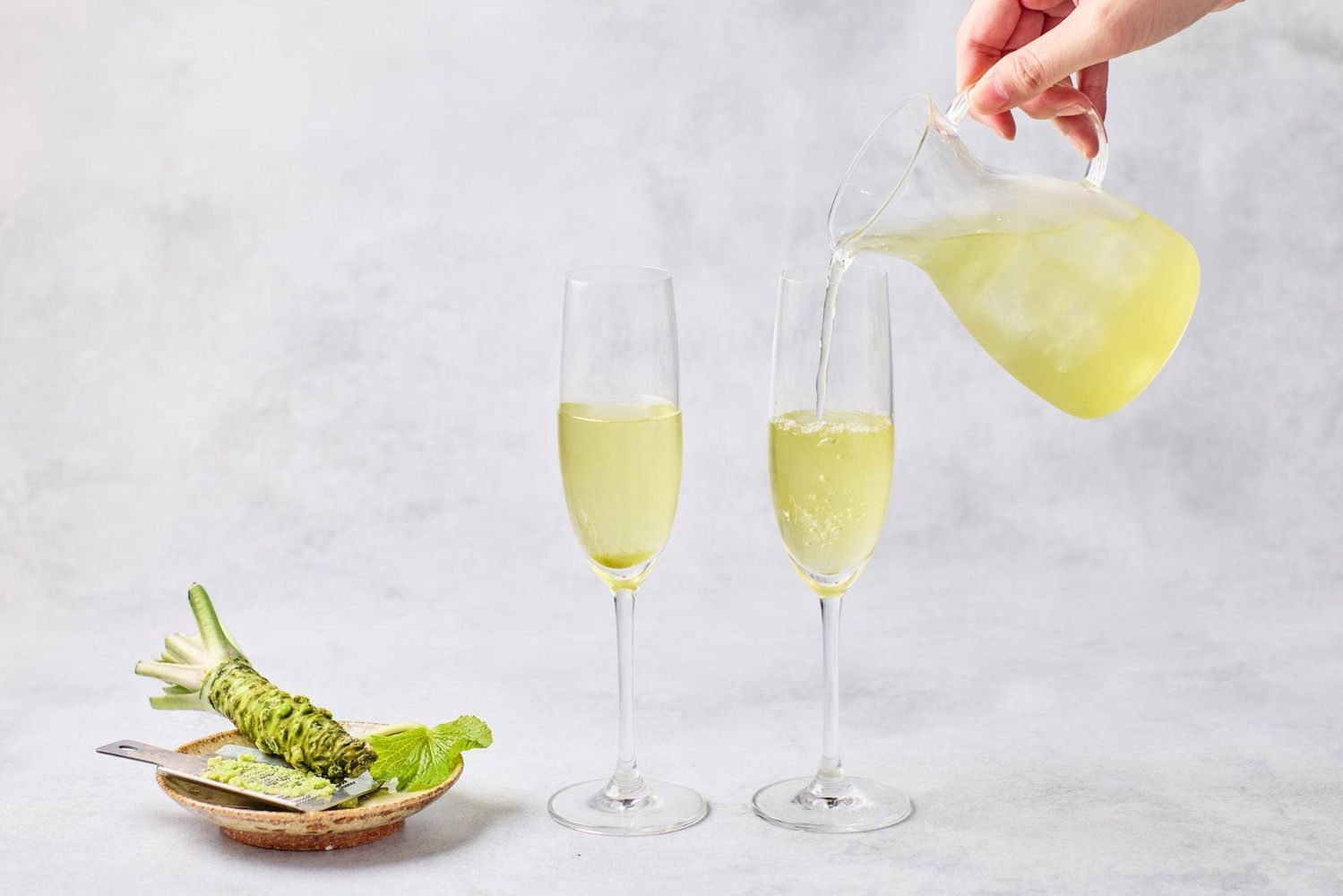 2. おろしたてのわさびが香るドリンク