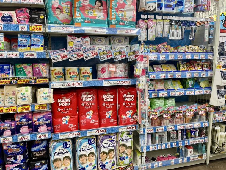 ベビー用品コーナー