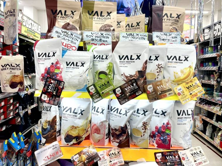 プロテイン売り場
