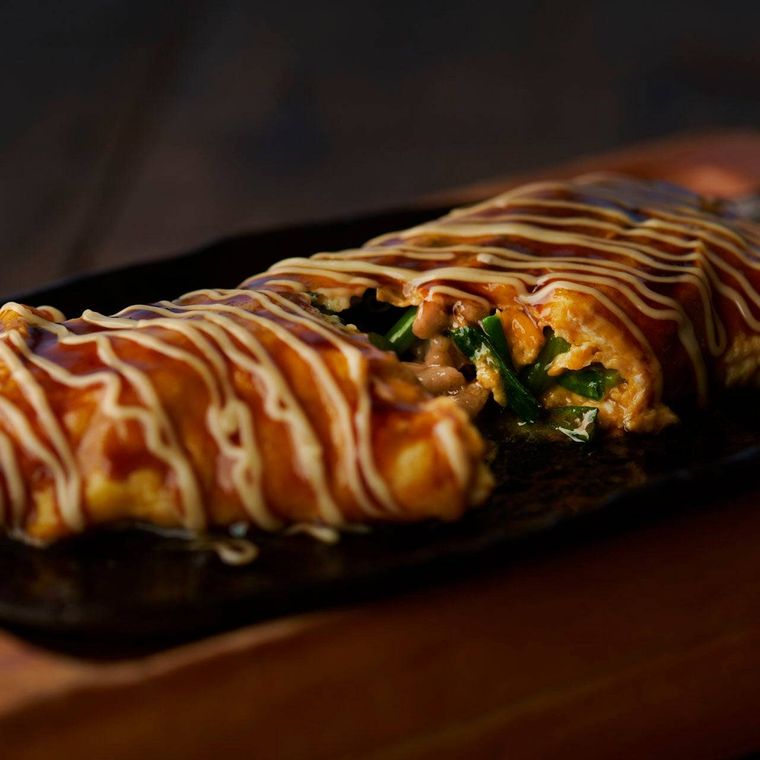 2. 鹿児島黒牛 牛スジとせっぺとべ葱の牛ぺい焼き