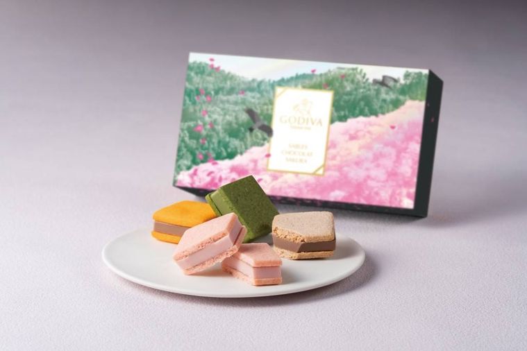 ゴディバのサブレショコラ 桜 アソートメントのイメージ
