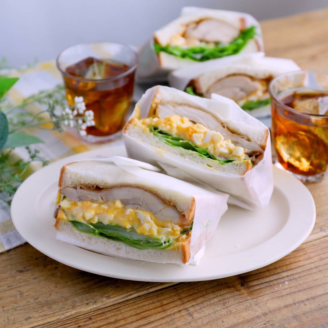 ボリューム満点てりたまサンド