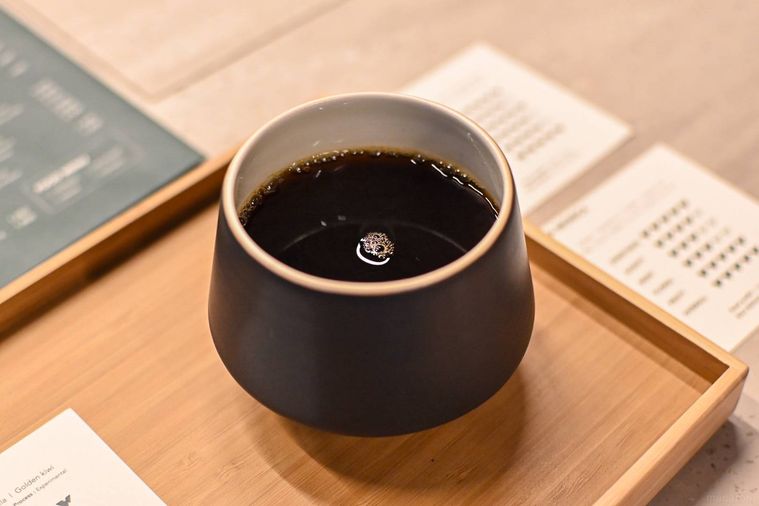 コーヒーのアップ