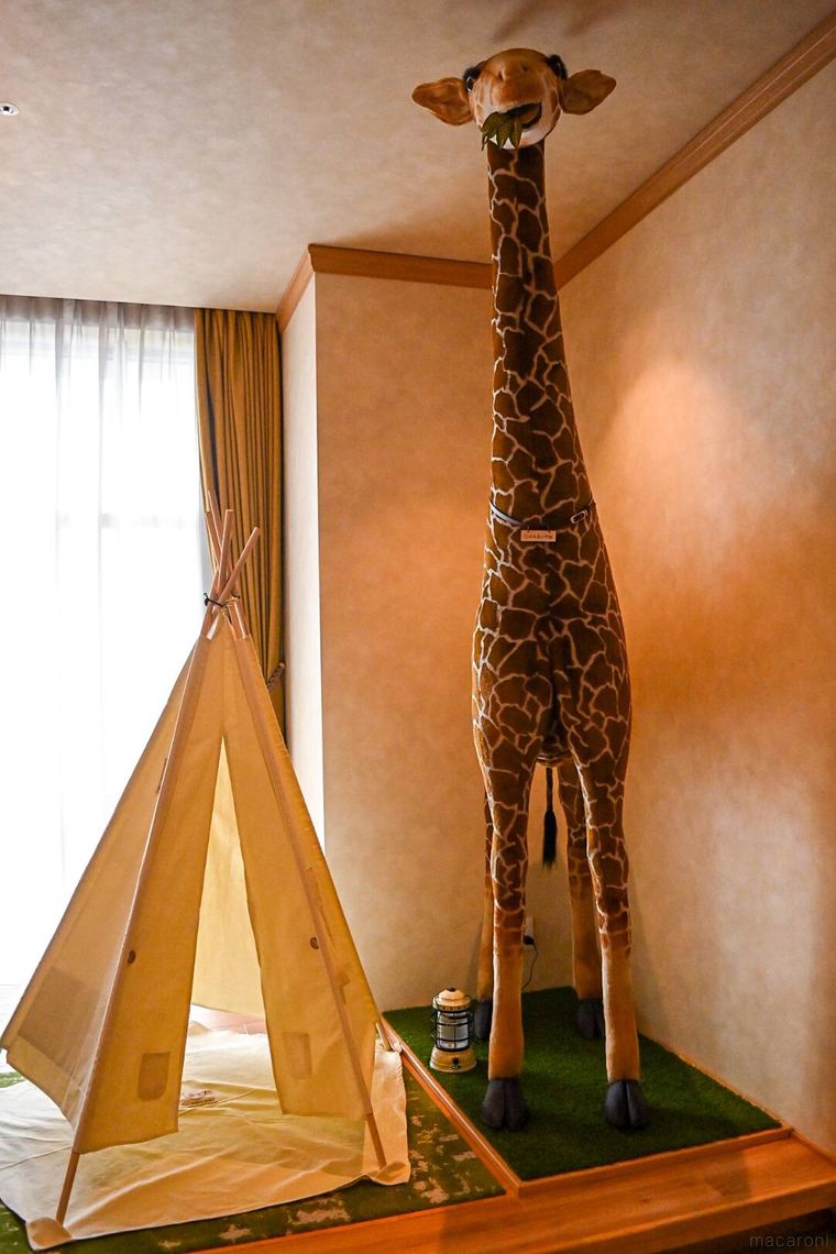 キリンのオブジェ