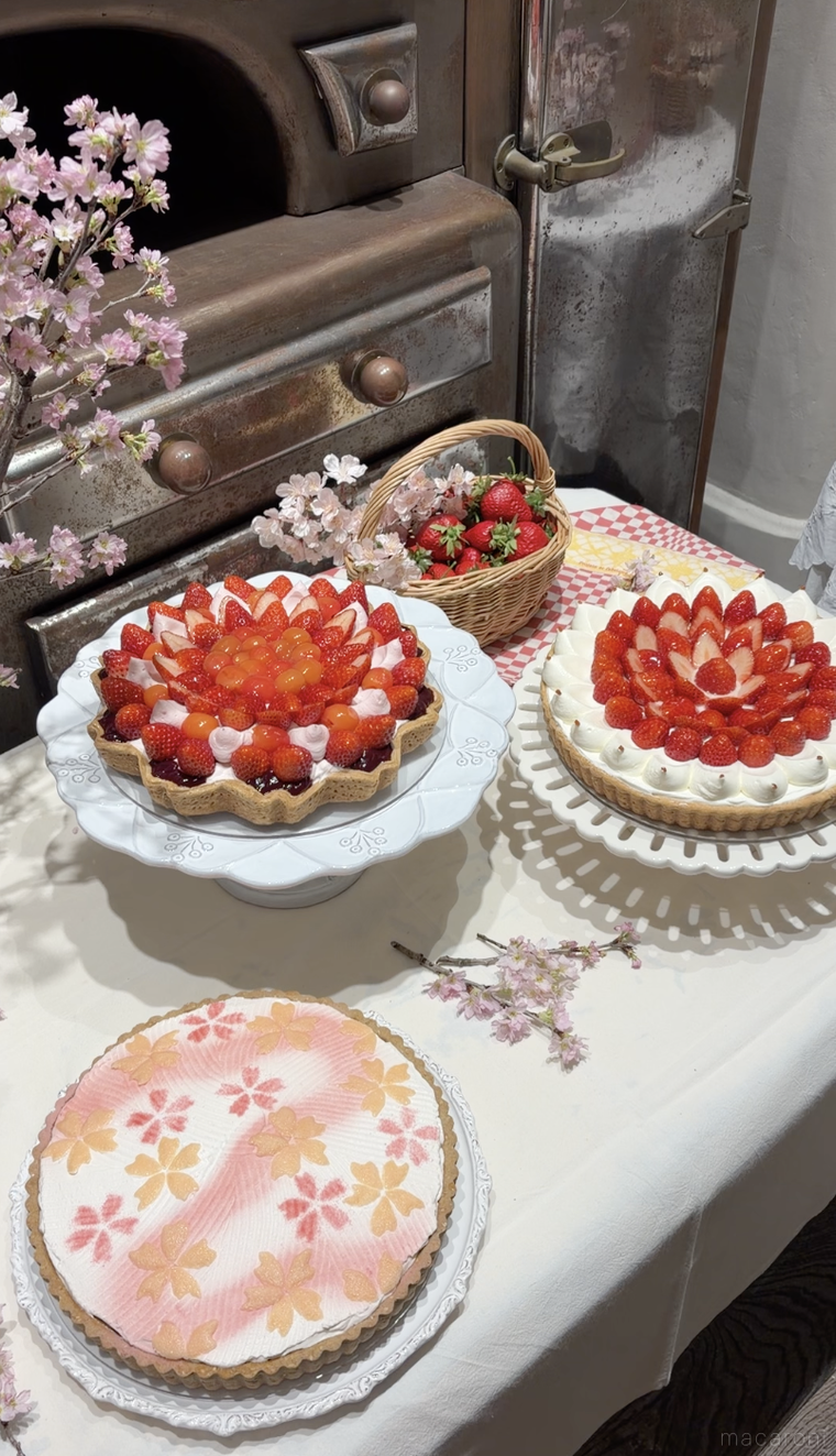 キル フェ ボンSAKURAフェアのタルト