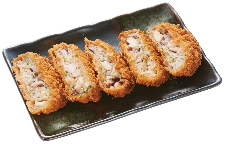 2. ゴロっとイカメンチ