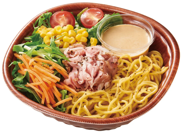 麺部門 入選北海道ラーメンサラダローストポーク入