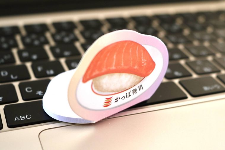 サーモンの付箋