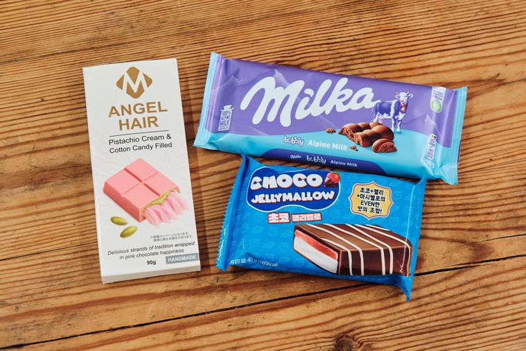 3種の海外チョコレート