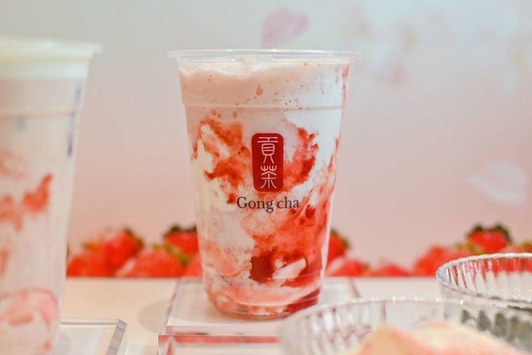 ドリンクのアップ