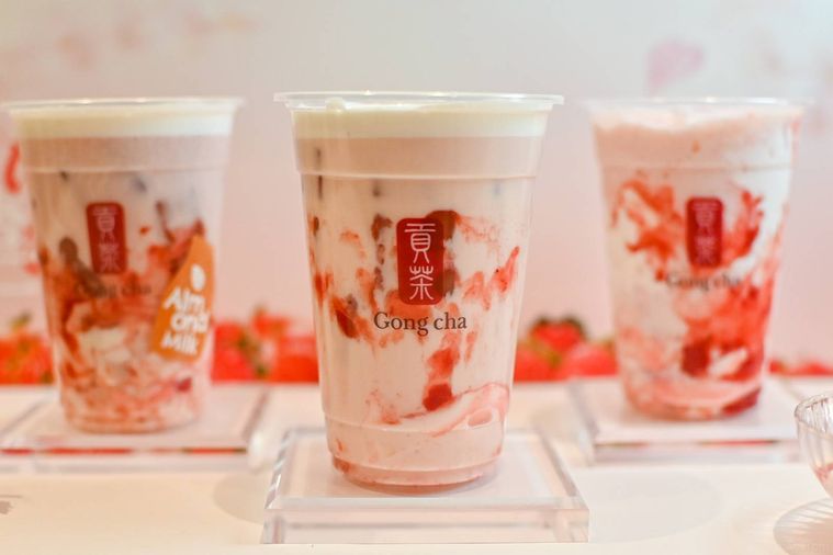 ドリンクのアップ