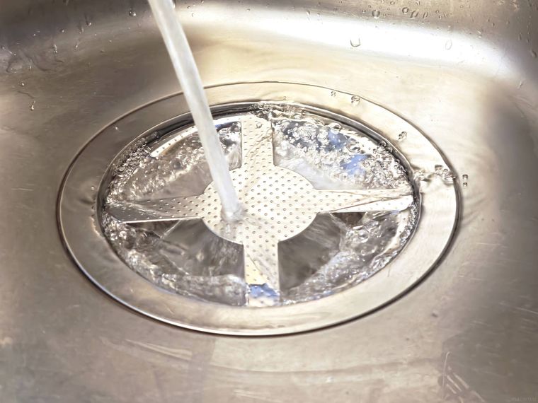 排水口カバーを使っている様子