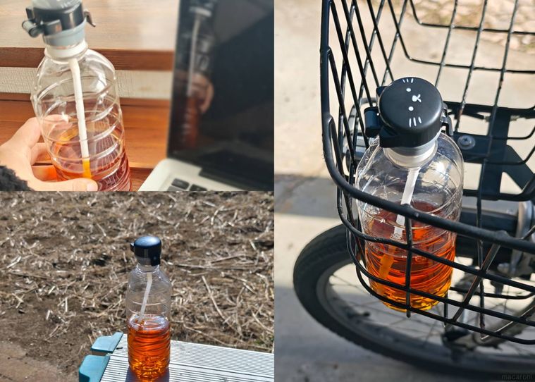 セリアのペットボトルストローの使い道の例