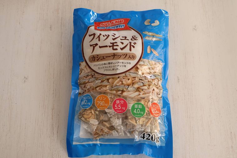 アーモンドフィッシュのパッケージ